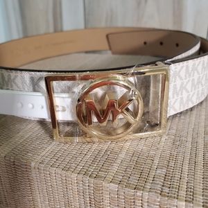 Michael Kors Cream Belt, Women's Small, New